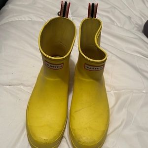 Yellow Hunter Boots